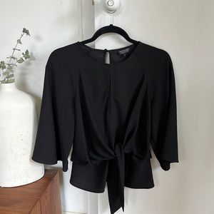 Topshop Open Back Blouse